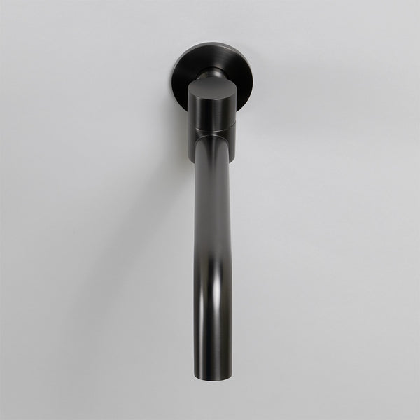Alma Mira Brushed Gunmetal Swivel Wall Spout