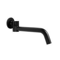Alma Mira Matte Black Swivel Wall Spout