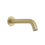 Alma Mira Brushed Brass Gold Wall Spout