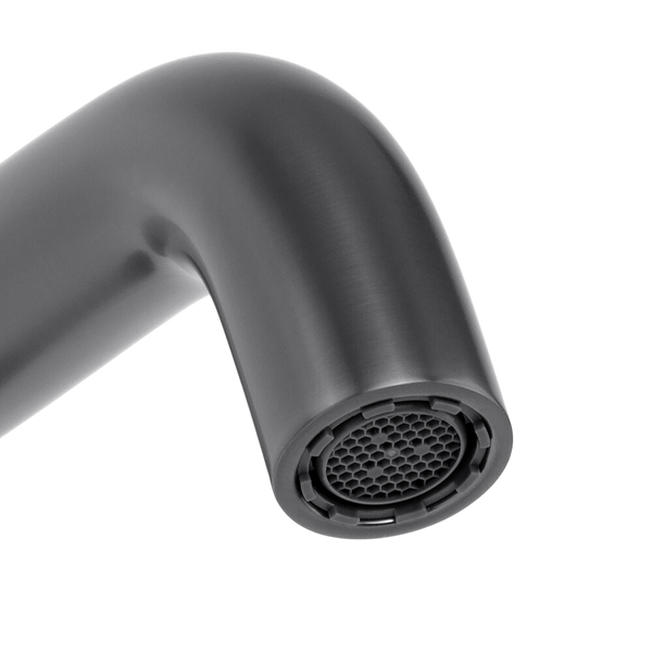 Alma Mira Brushed Gunmetal Wall Spout