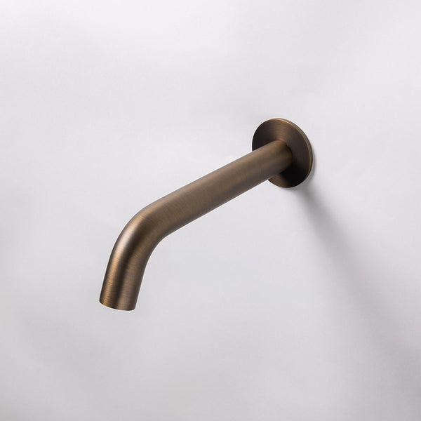 Alma Mira Brushed Vintage Antique Brass Wall Spout