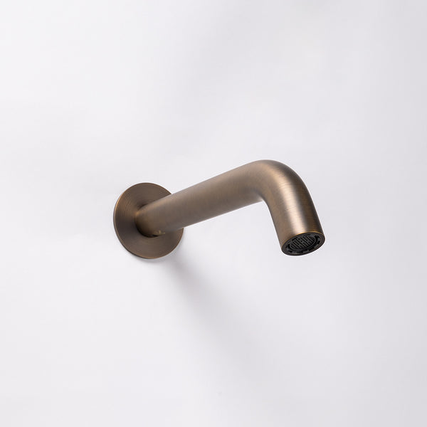 Alma Mira Brushed Vintage Antique Brass Wall Spout