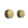 Alma Simon Brushed Brass Gold Simple Circle Handles