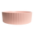 Alma Camilla Fluted Matte Pink Basin
