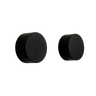 Alma Simon Matte Black Simple Circle Handles