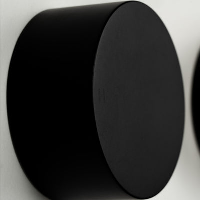 Simon Matte Black Simple Circle Handles