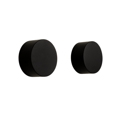 Simon Matte Black Simple Circle Handles