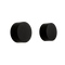Alma Simon Matte Black Simple Circle Handles