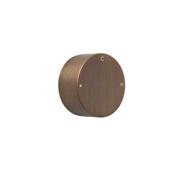 Alma Simon Brushed Vintage Antique Brass Progressive Circle Mixer