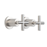Alma Cora Brushed Nickel Cross Tap Handles