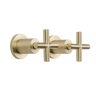Alma Cora Brushed Brass Gold Cross Tap Handles