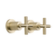 Alma Cora Brushed Brass Gold Cross Tap Handles