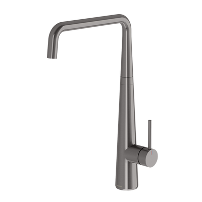 Erlen Brushed Carbon Sink Mixer 200mm Squareline