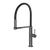 Blix Flexible Hose Brushed Carbon Sink Mixer Round