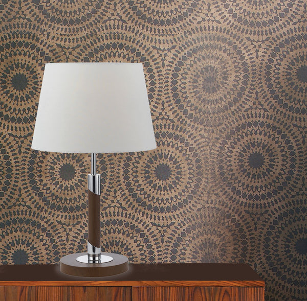 Telbix Belmore Table Lamp Walnut Dark