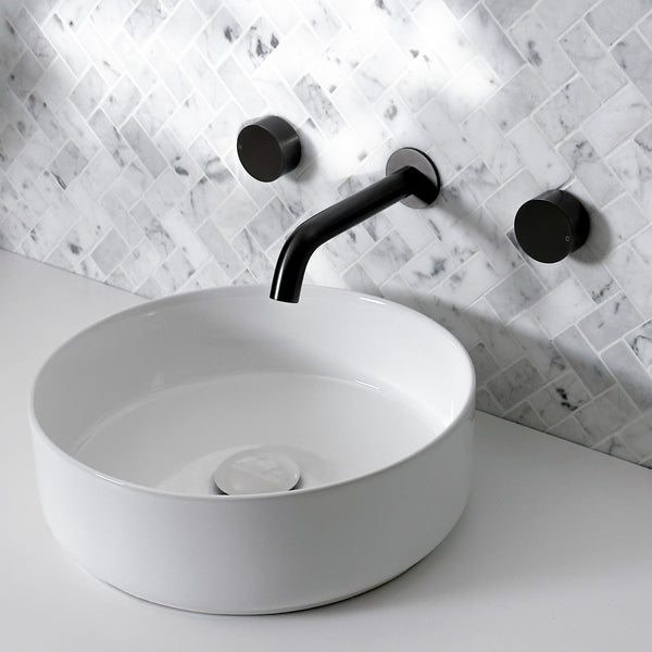 Alma Navi Gloss White Circle Basin