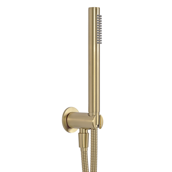Alma Mira Brushed Brass Gold Hand Shower and Hose