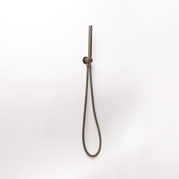 Alma Mira Brushed Vintage Antique Brass Hand Shower and Hose