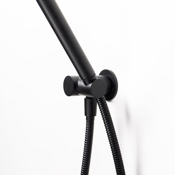 Alma Roni Hand Shower on Swivel Holder Matte Black