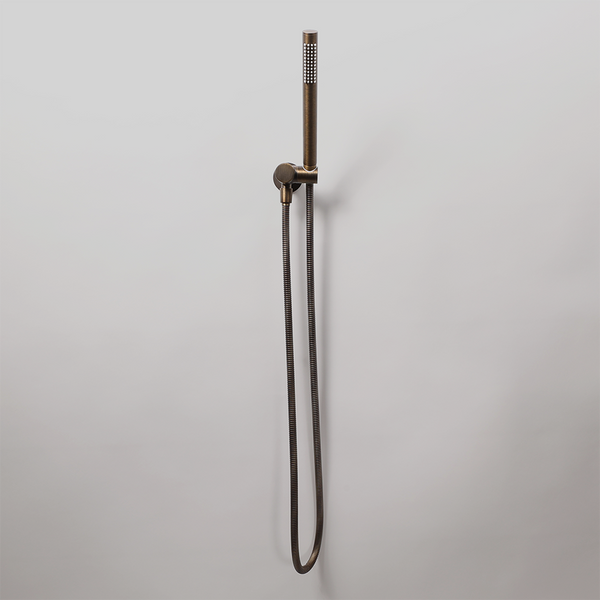 Alma Roni Hand Shower on Swivel Holder Brushed Vintage Antique Brass