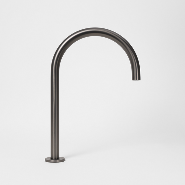 Alma Henry Swivel Hob Spout 363mm Brushed Gunmetal