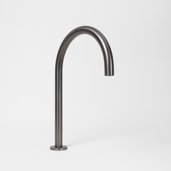 Alma Henry Swivel Hob Spout 363mm Brushed Gunmetal