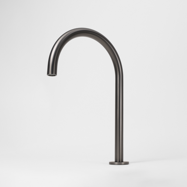 Alma Henry Swivel Hob Spout 363mm Brushed Gunmetal