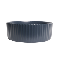 Alma Lula Mini Fluted Matte Blue Basin