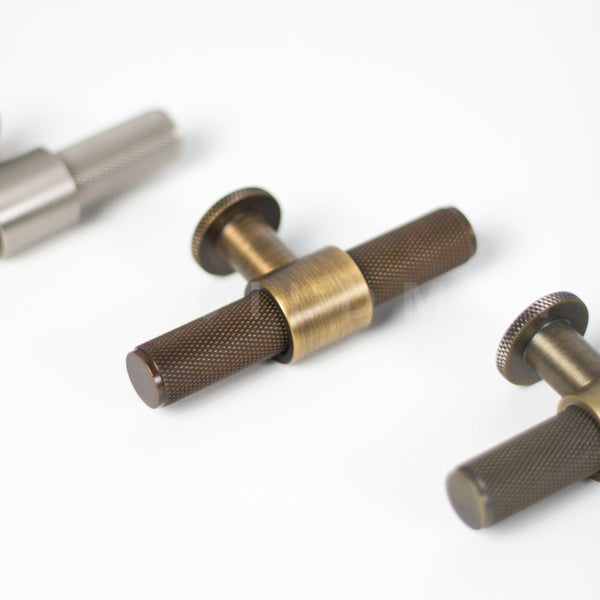 Momo Handles Momo Belgravia Solid Brass T Knob 82mm Bronze