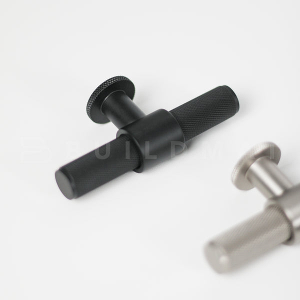 Momo Handles Momo Belgravia Solid Brass T Knob 82mm Matte Black