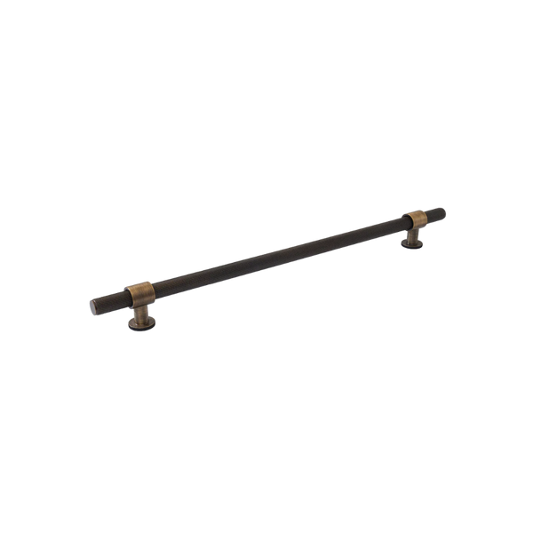 Momo Belgravia Knurled Door Pull with Back to Back Fixing 416mm Bronze