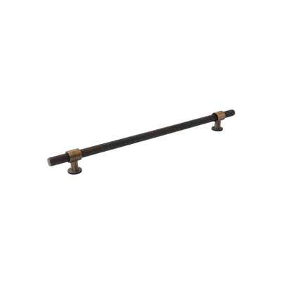 Momo Belgravia Knurled Door Pull with Back to Back Fixing 416mm Bronze