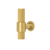 Momo Handles Belgravia Small Wall Hook Brushed Satin Brass