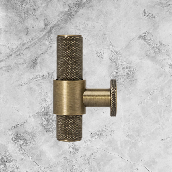 Momo Handles Belgravia Small Wall Hook Dark Brushed Brass