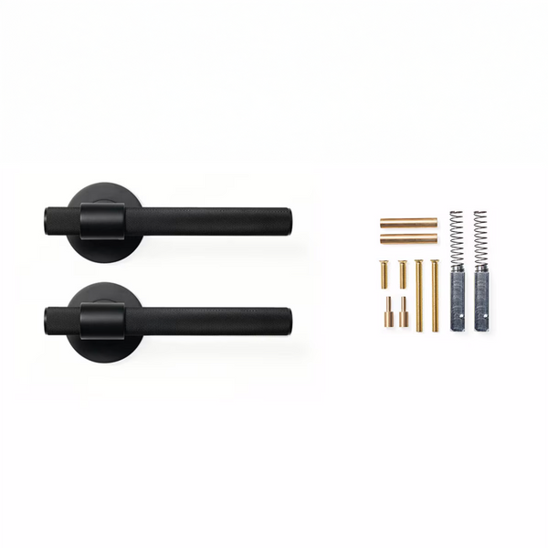 Momo Belgravia Lever Handle Set Matte Black