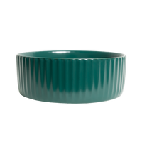 Alma Lula Mini Fluted Matte Green Basin
