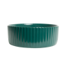 Alma Lula Mini Fluted Matte Green Basin