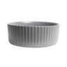 Alma Lula Mini Fluted Matte Grey Basin