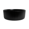 Alma Lula Mini Fluted Matte Black Basin