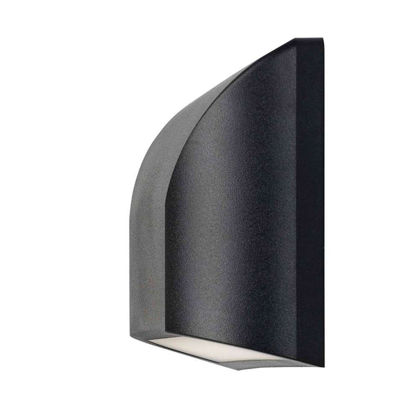 Telbix Bloc Ext 5W Led Wall Light Black