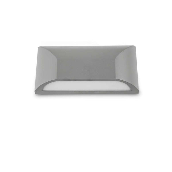 Telbix Bloc Ext 5W Led Wall Light Silver
