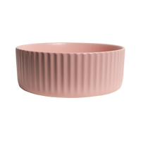Alma Lula Mini Fluted Matte Pink Basin