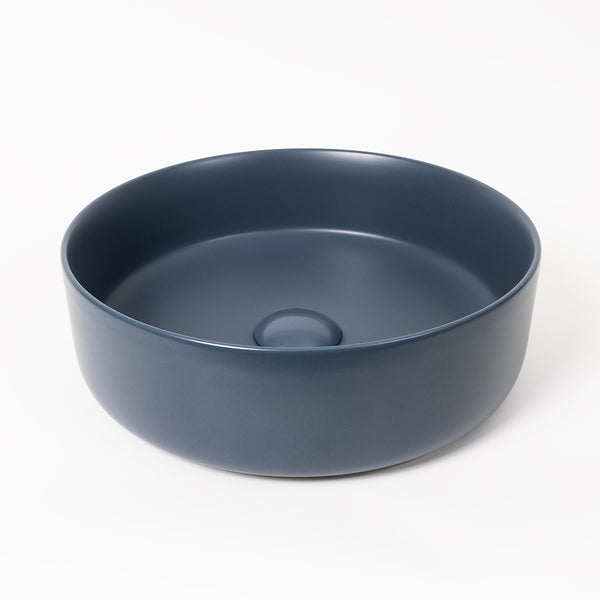 Alma Nashi Matte Blue Circle Basin