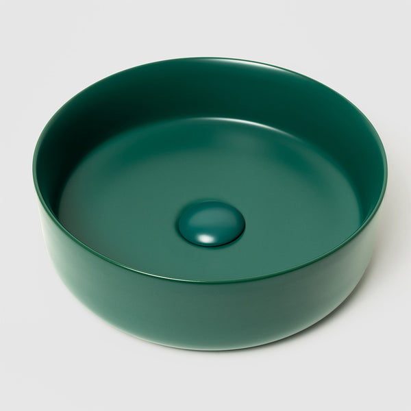Alma Nashi Matte Green Circle Basin
