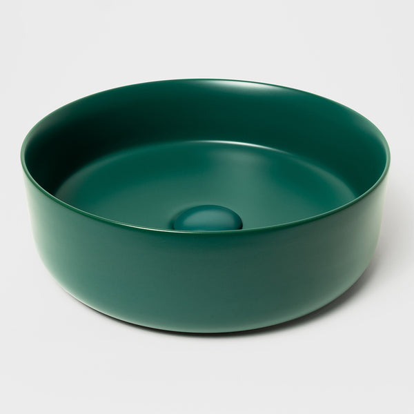 Alma Nashi Matte Green Circle Basin