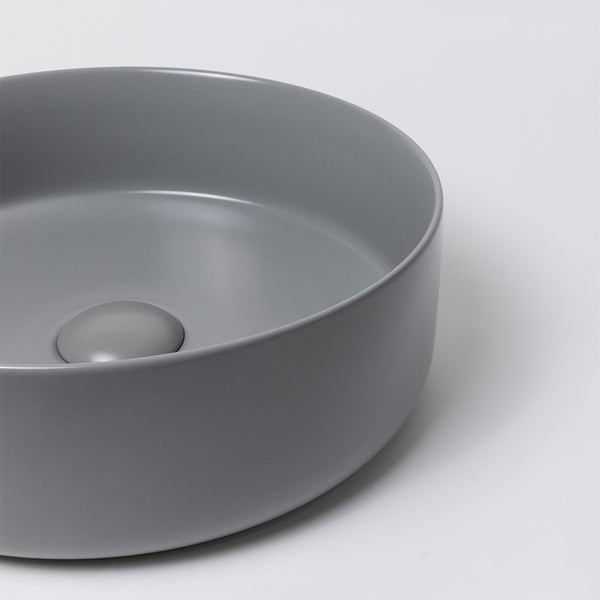 Alma Nashi Matte Grey Circle Basin