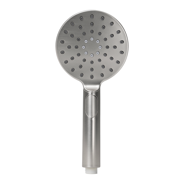 Alma Mira Round Handheld Shower Head Piece Brushed Nickel