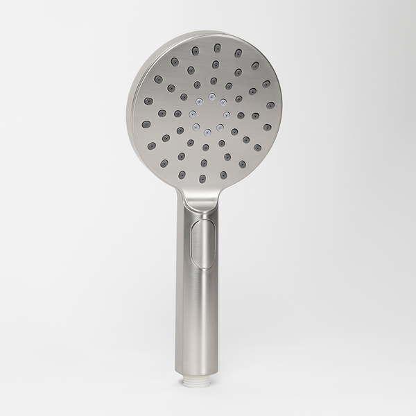 Alma Mira Round Handheld Shower Head Piece Brushed Nickel