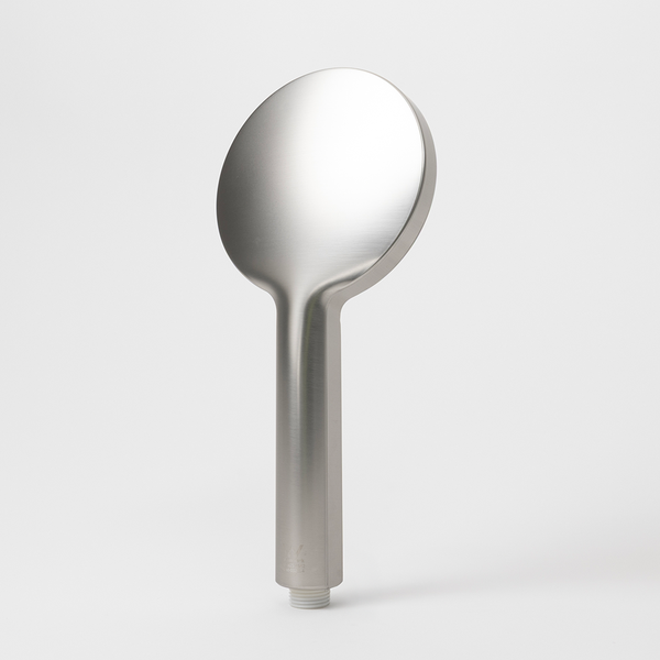 Alma Mira Round Handheld Shower Head Piece Brushed Nickel