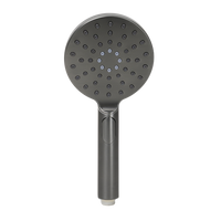 Alma Mira Round Handheld Shower Head Piece Brushed Gunmetal